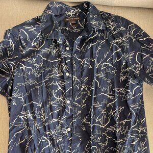 Michael Kors -  short sleeve button down shirt size L Slim fit